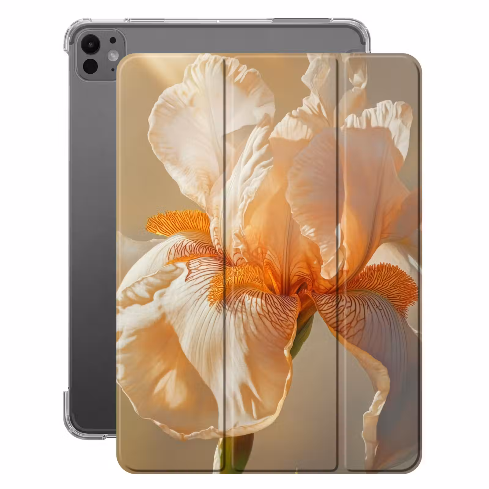 iPad-Hülle - Nahaufnahme - Orange - Iris — 1