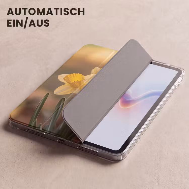 iPad-Hülle - Blumen - Gelb - Unscharf — 5