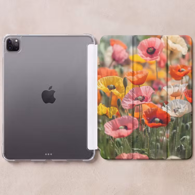 iPad-Hülle - Blumenfeld - Mohnblumen - Farbenfroh — 6