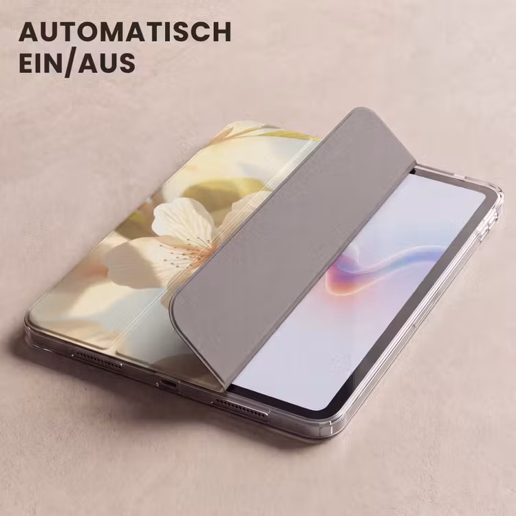 iPad-Hülle - Blüten - Weiß - Sonnenstrahlen - Blütenblätter — 5