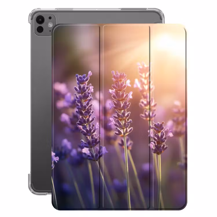 iPad-Hülle - Lavendelblüten - Lila - Sonnenlicht — 1