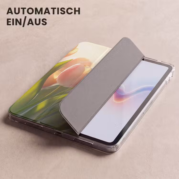 iPad-Hülle - Tulpen - Rosa - Sonnenstrahlen — 5