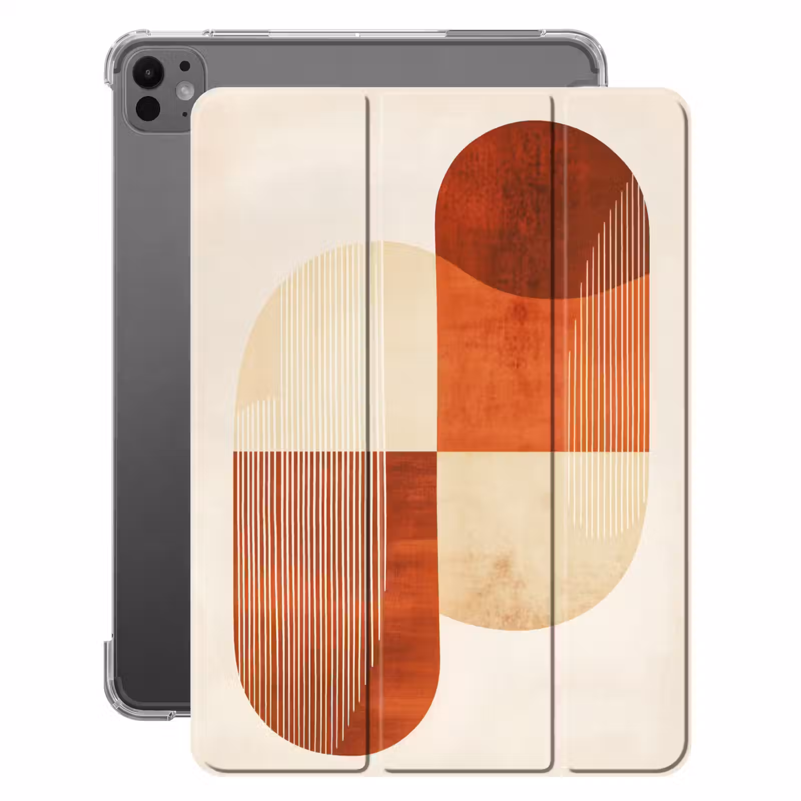 iPad-Hülle - Bögen - Beige - Formen — 1