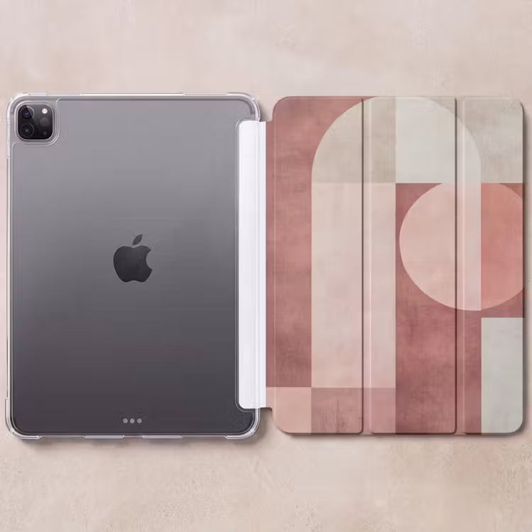 iPad-Hülle - Figuren - Abstrakt - Rosa — 6