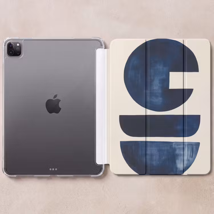 iPad-Hülle - Formen - Blau - Abstrakt — 6