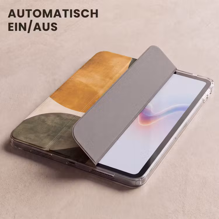 iPad-Hülle - Formen - Ockergelb - Abstrakt — 5