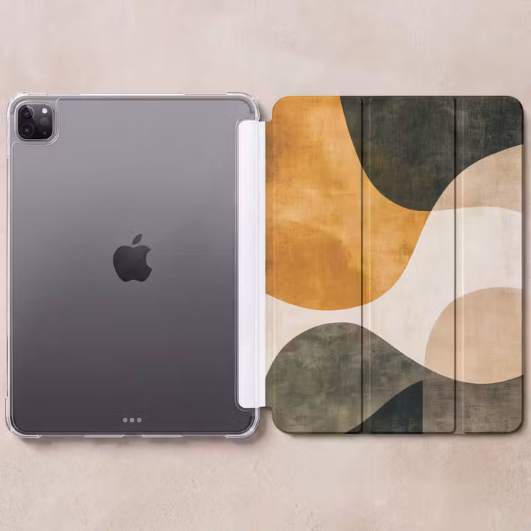 iPad-Hülle - Formen - Ockergelb - Abstrakt — 6