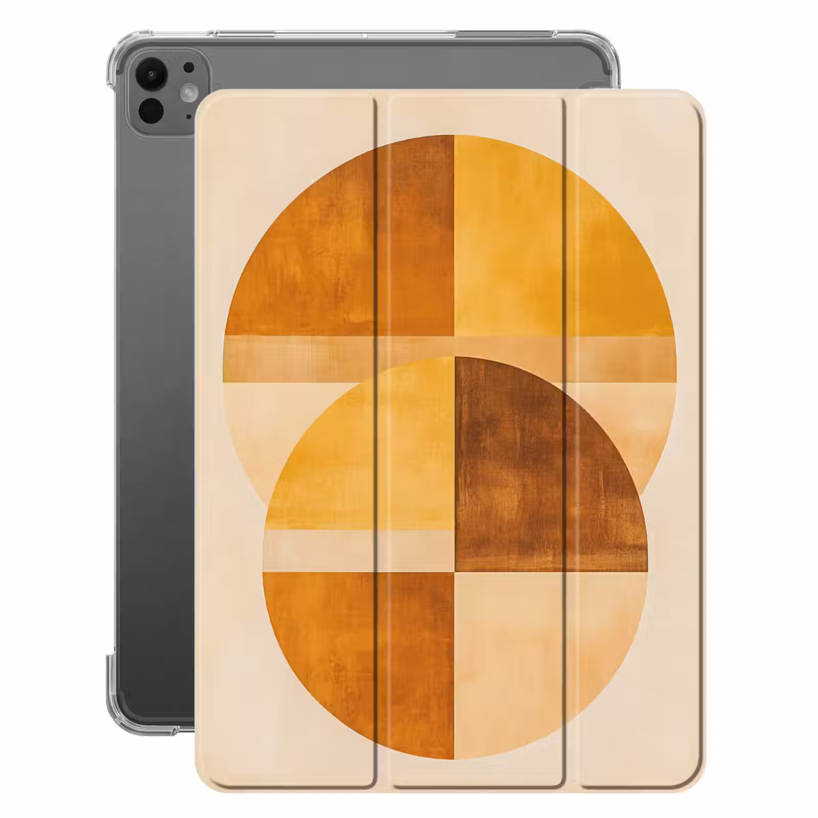 iPad-Hülle - Kreise - Gelb - Minimalistisch — 1