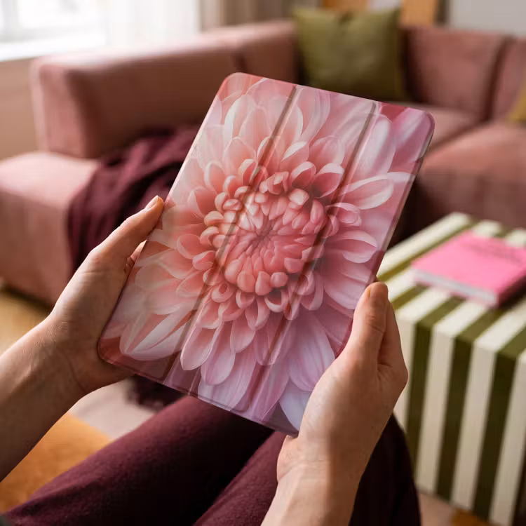 iPad-Hülle - Dahlie - Blume - Nahaufnahme - Rosa — 4