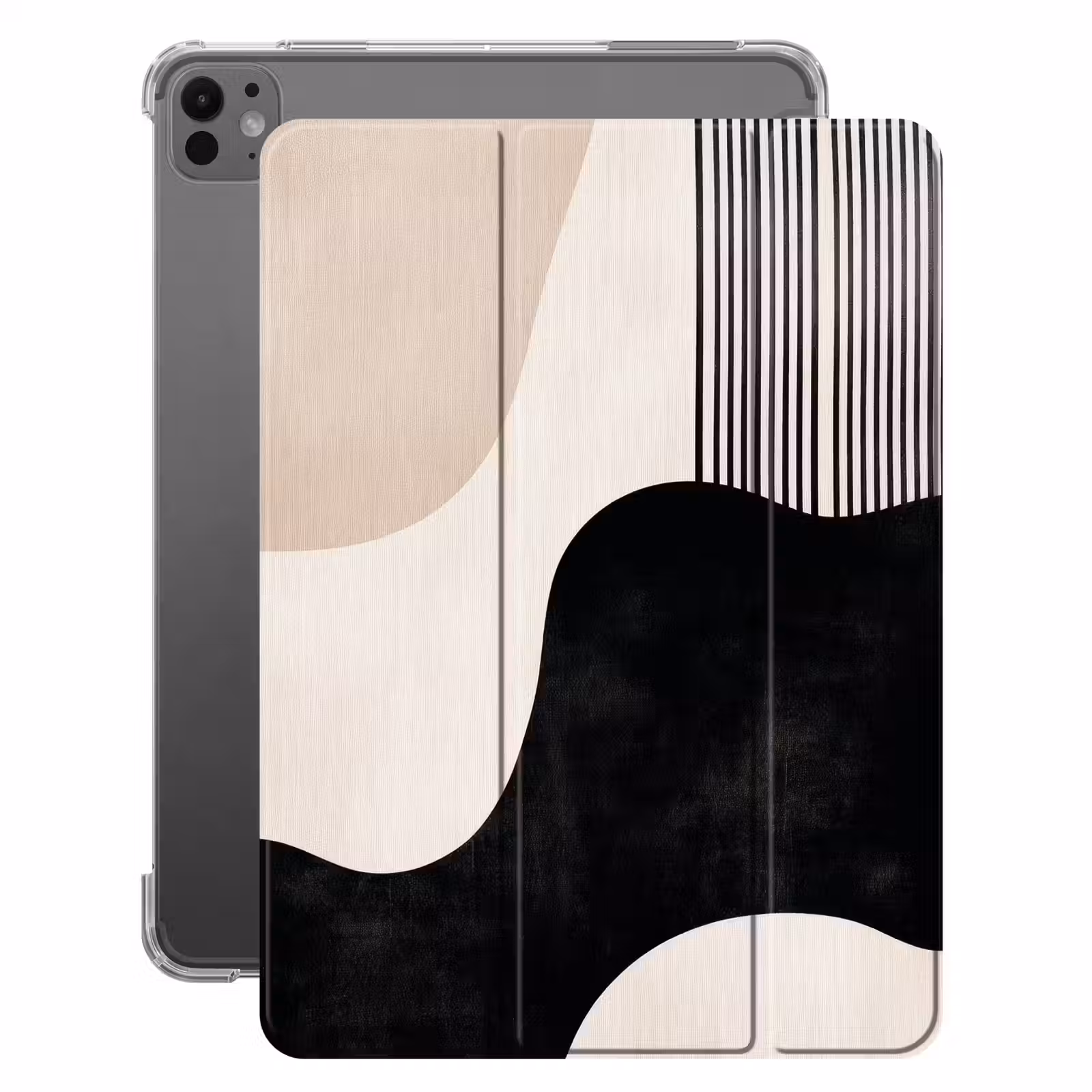 iPad-Hülle - Abstrakt - Japandi - Beige - Modern — 1