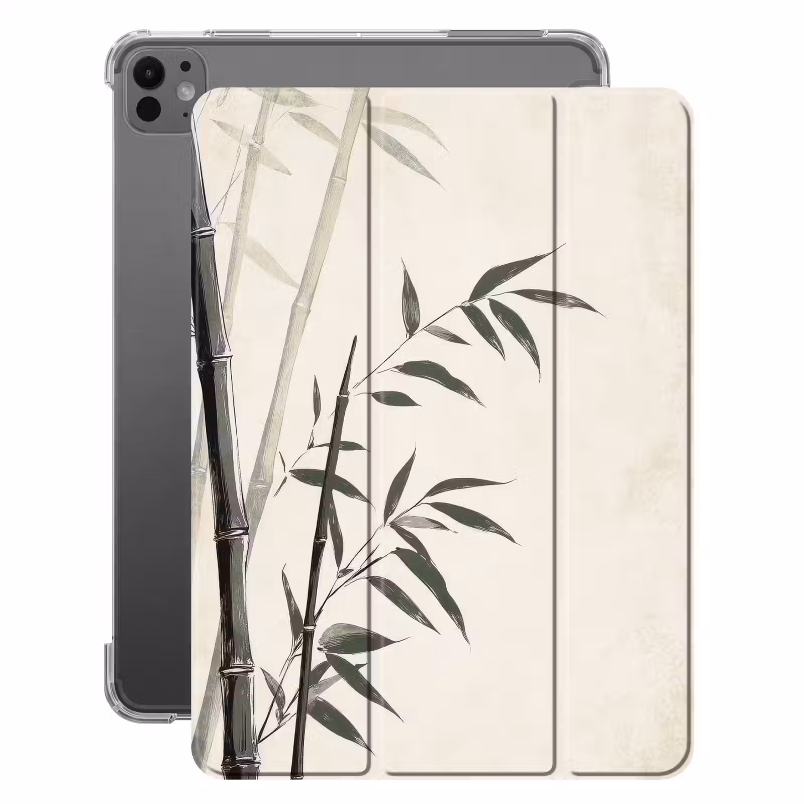 iPad-Hülle - Japandi - Bambus - Beige — 1
