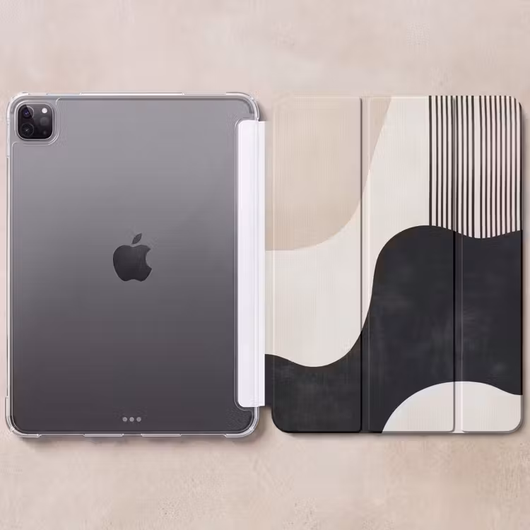 iPad-Hülle - Abstrakt - Japandi - Beige - Modern — 6
