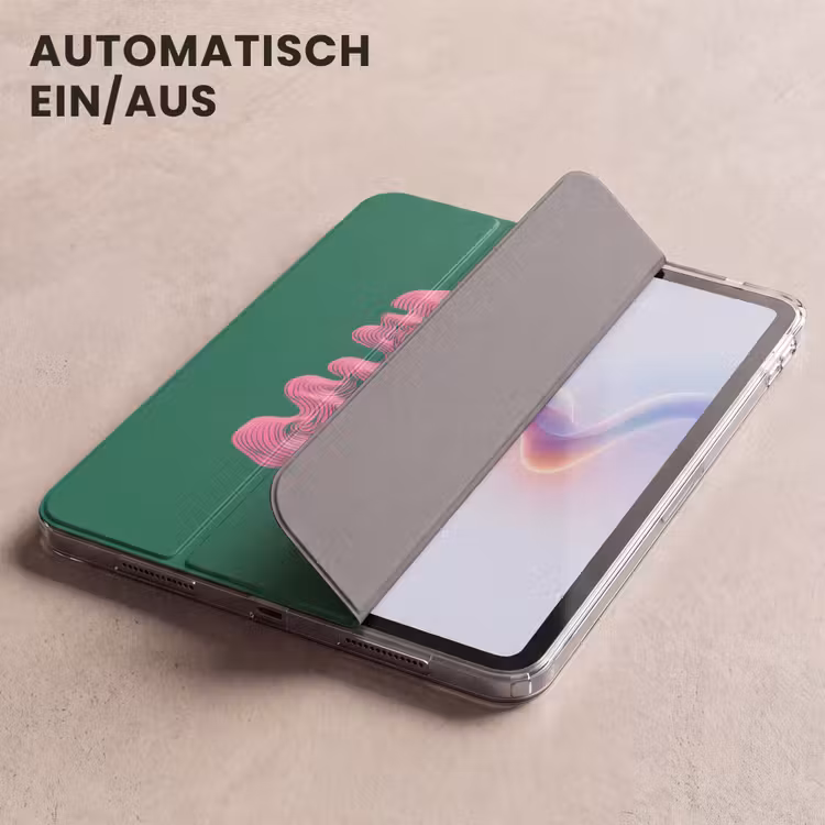 iPad-Hülle - Abstrakt - Rosa - Linien - Grün — 5