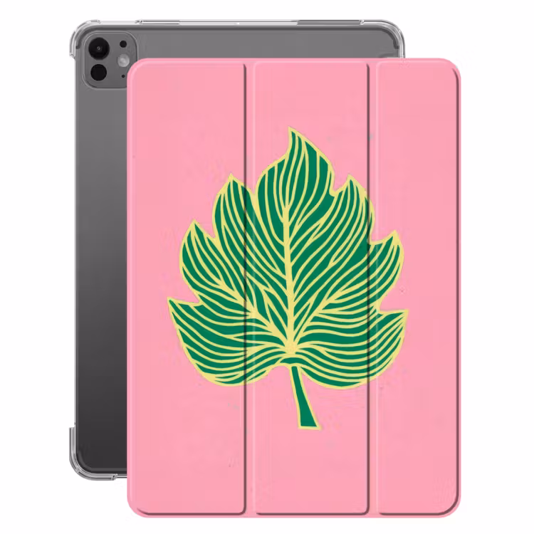iPad-Hülle - Blatt - Grün - Illustration - Minimalistisch — 1