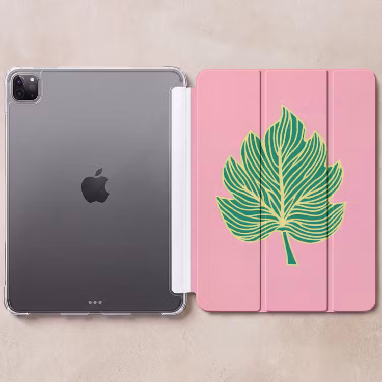 iPad-Hülle - Blatt - Grün - Illustration - Minimalistisch — 6