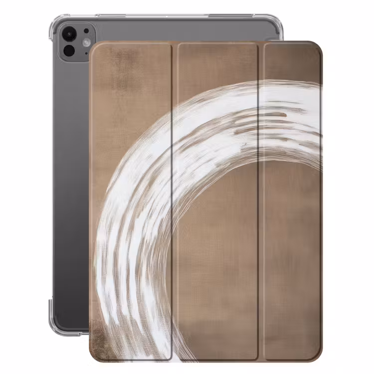 iPad-Hülle - Farbe - Braun - Japandi — 1