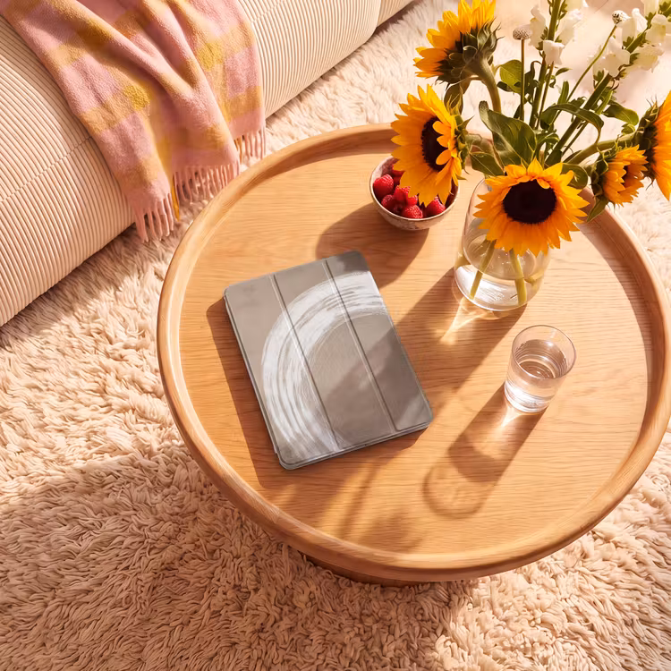 iPad-Hülle - Farbe - Braun - Japandi — 2