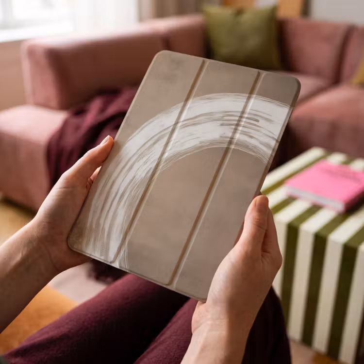 iPad-Hülle - Farbe - Braun - Japandi — 4