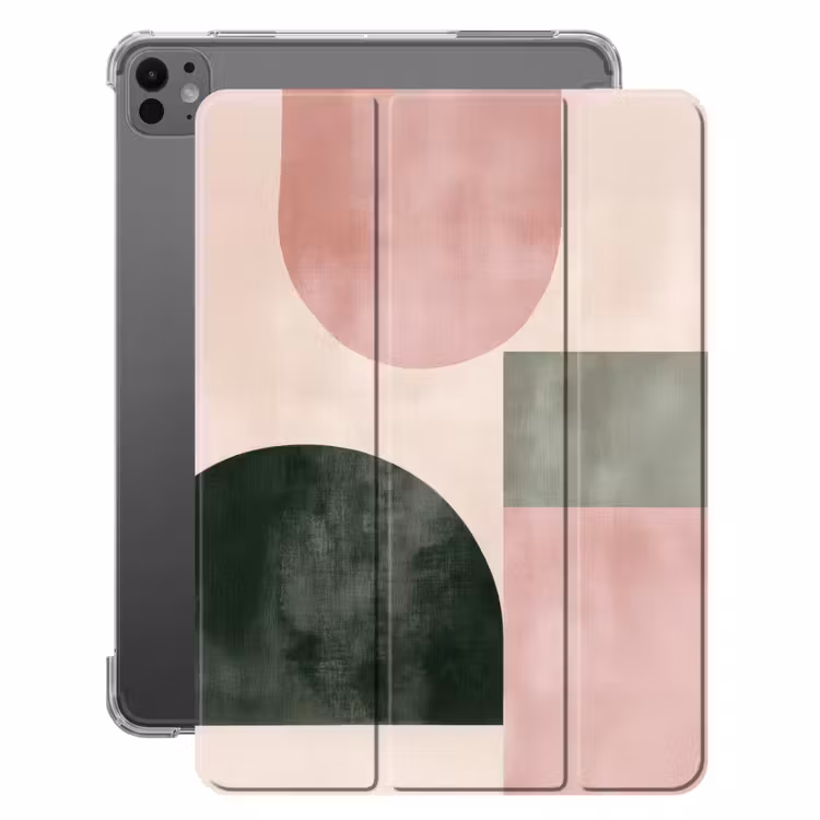 iPad-Hülle - Formen - Abstrakt - Kreis - Schwarz — 1