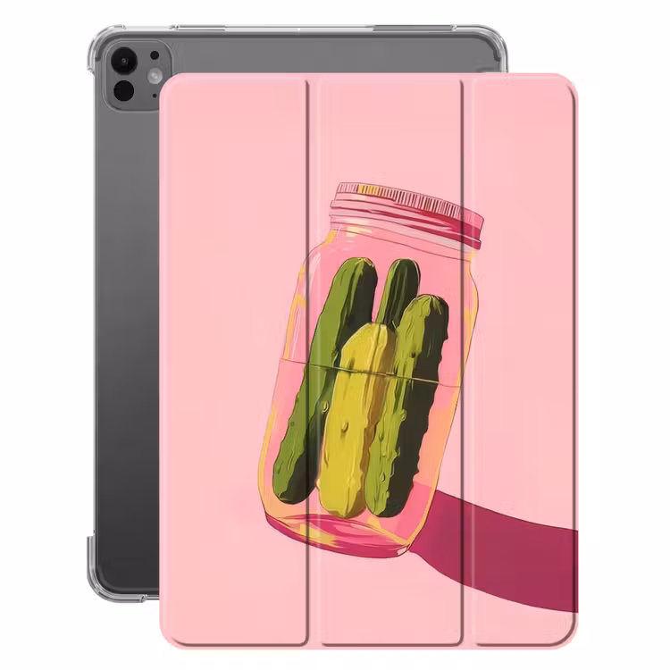 iPad-Hülle - Gewürzgurken - Topf - Farbton - Rosa — 1