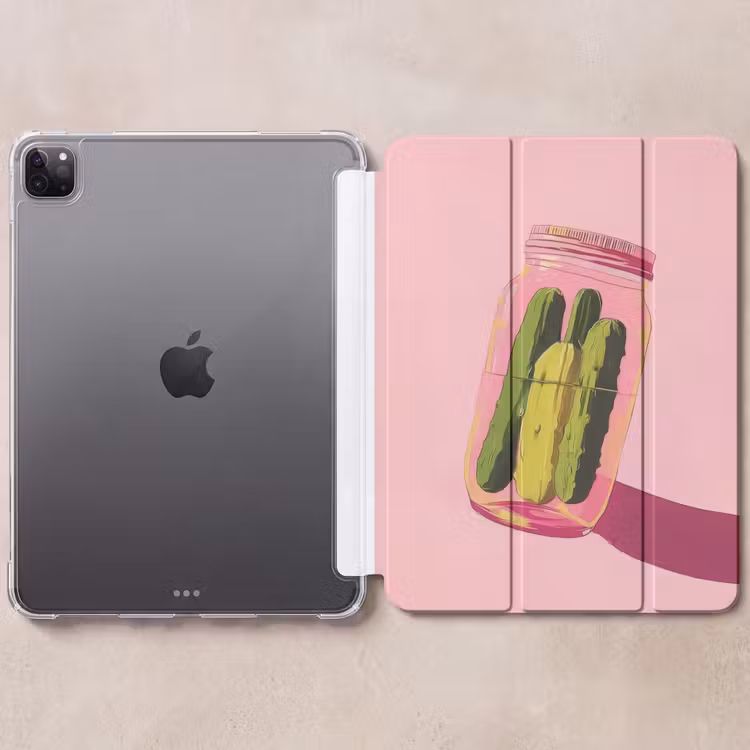 iPad-Hülle - Gewürzgurken - Topf - Farbton - Rosa — 6