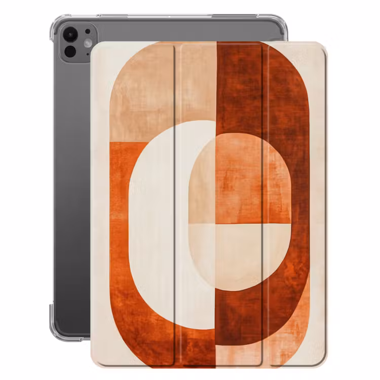 iPad-Hülle - Illustration - Abstrakt - Formen - Rot — 1