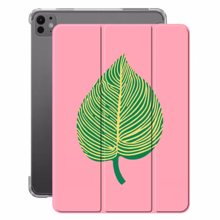 iPad-Hülle - Illustration - Blatt - Minimalistisch - Grün — 1