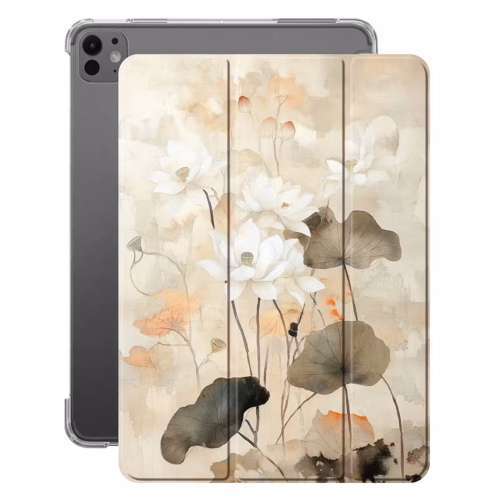 iPad-Hülle - Blumen - Japandi - Wabi sabi — 1