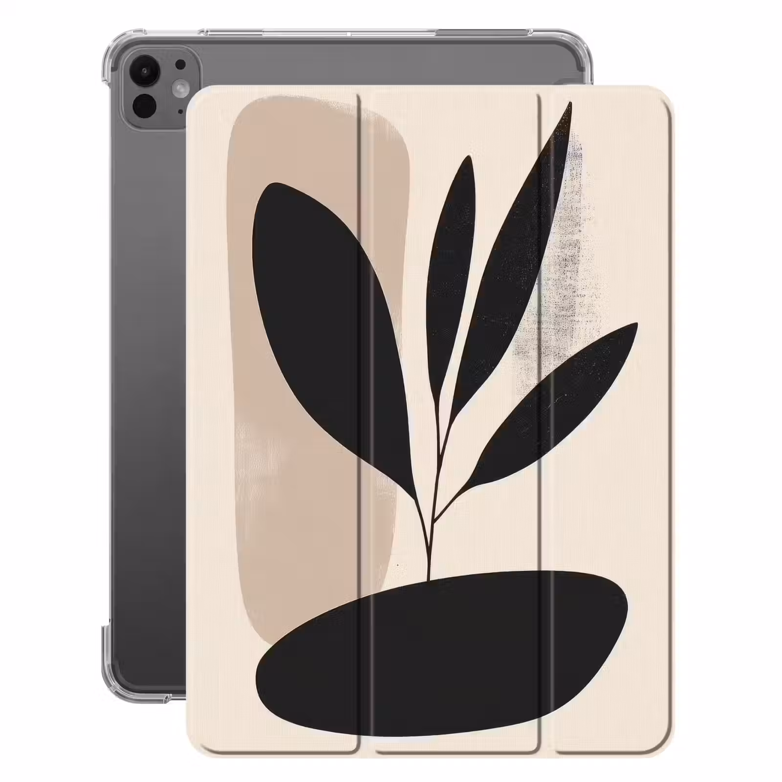 iPad-Hülle - Pflanze - Beige - Japanisch — 1