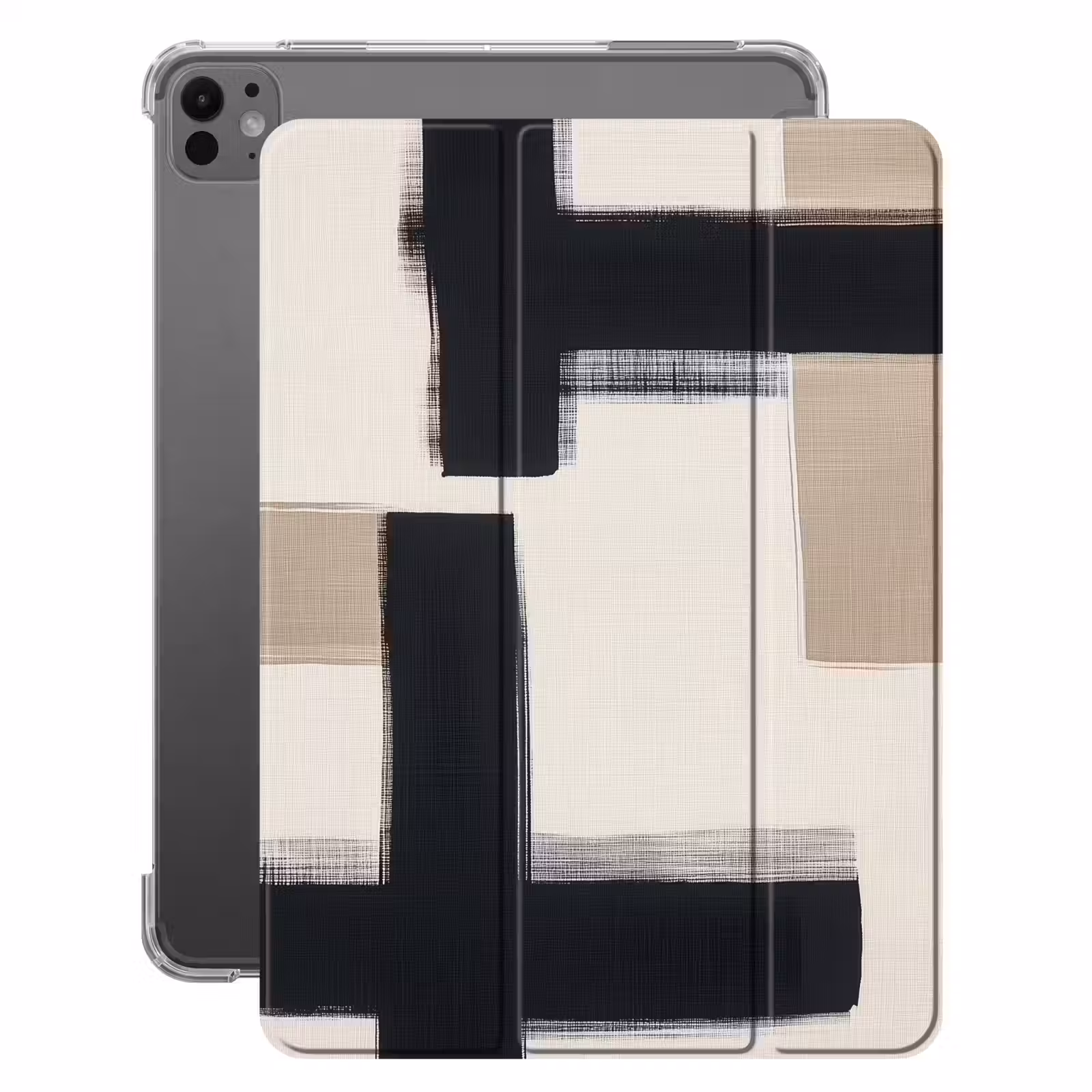 iPad-Hülle - Schwarz - Abstrakt - Japanisch — 1