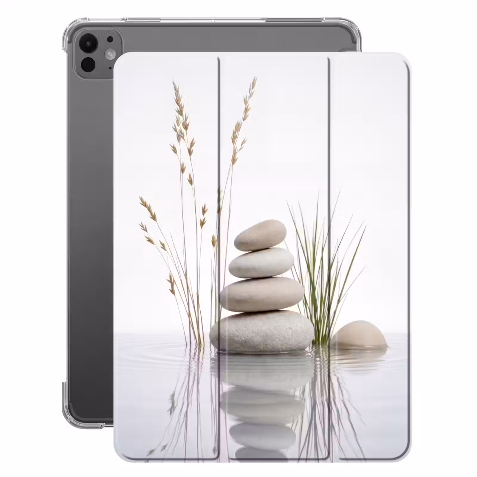 iPad-Hülle - Steine - Gelassenheit - Grau — 1
