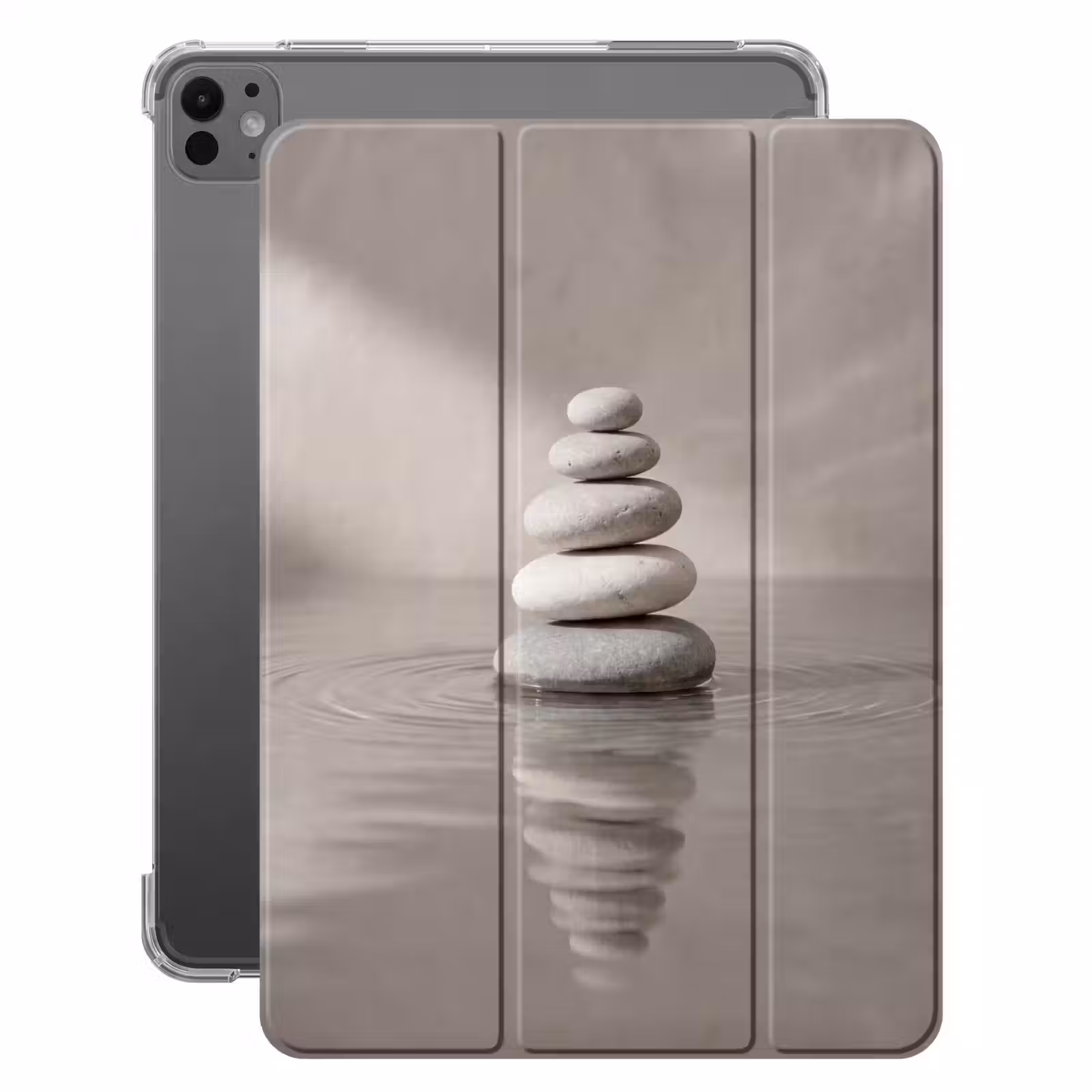 iPad-Hülle - Steine - Wasser - Grau — 1