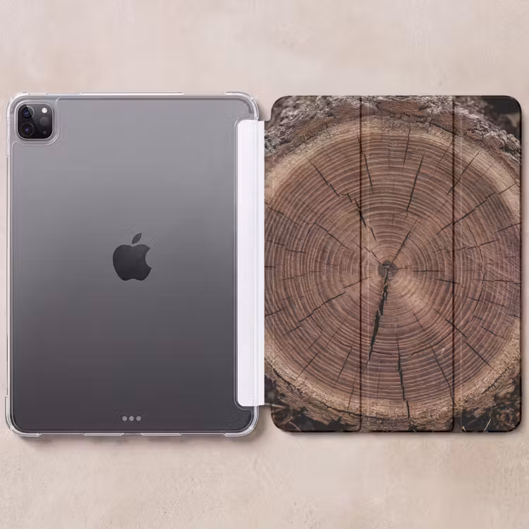 iPad-Hülle - Baum - Ringe - Braun — 6