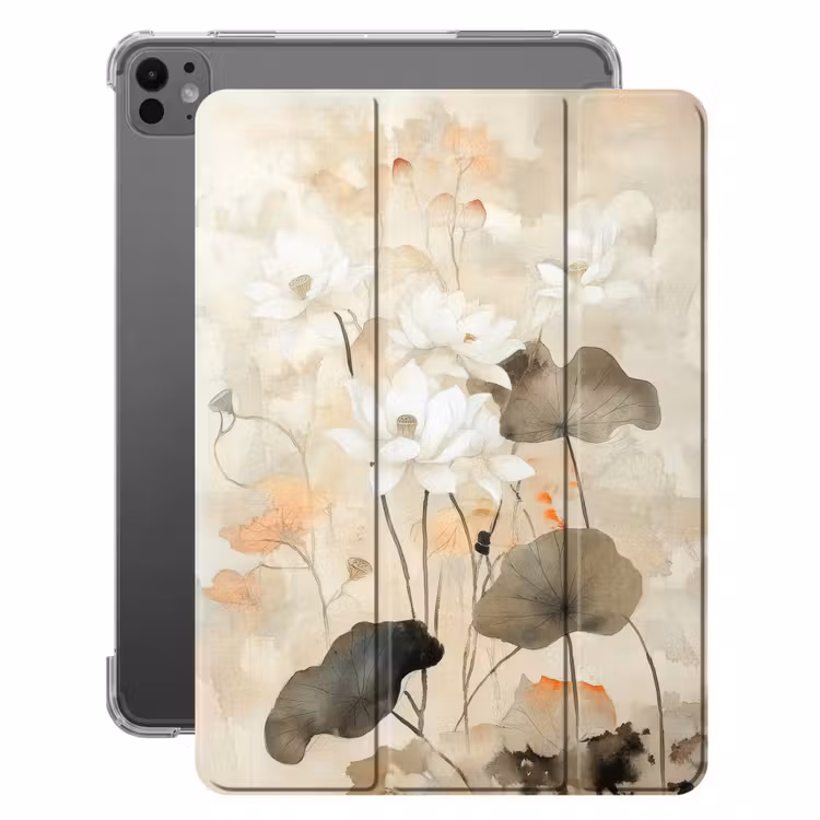 iPad-Hülle - Blumen - Japandi - Wabi sabi — 1