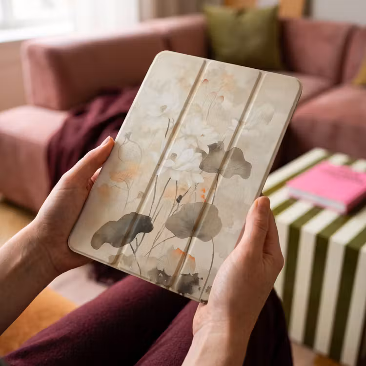iPad-Hülle - Blumen - Japandi - Wabi sabi — 4
