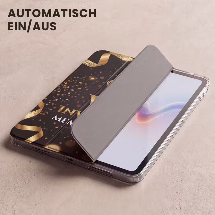 iPad-Hülle - Einladung - VIP - Krone - Gold — 5