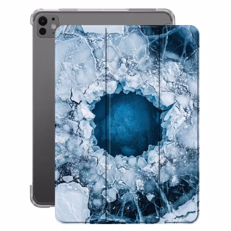 iPad-Hülle - Eiscreme - Blau - Natur — 1