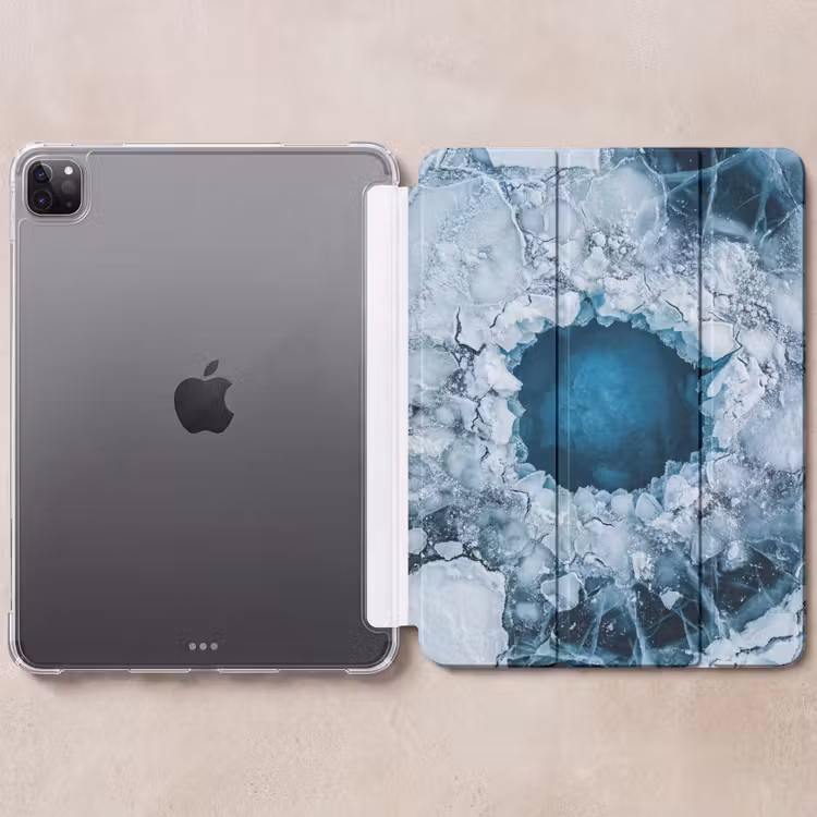iPad-Hülle - Eiscreme - Blau - Natur — 6
