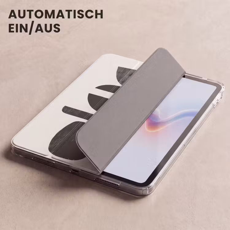 iPad-Hülle - Japandi - Schwarz - Abstrakt — 5