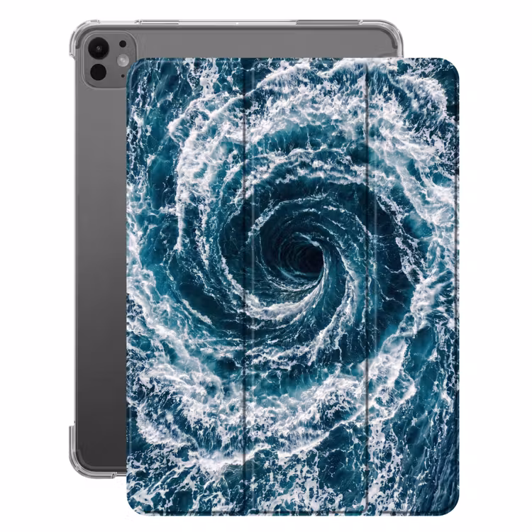 iPad-Hülle - Ozean - Blau - Whirlpool — 1