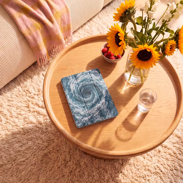 iPad-Hülle - Ozean - Blau - Whirlpool — 2