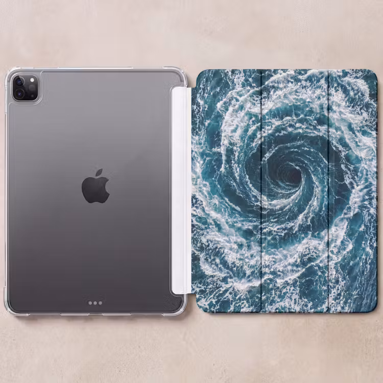 iPad-Hülle - Ozean - Blau - Whirlpool — 6