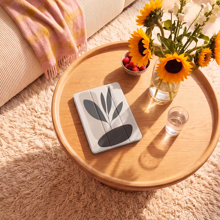 iPad-Hülle - Pflanze - Beige - Japanisch — 2