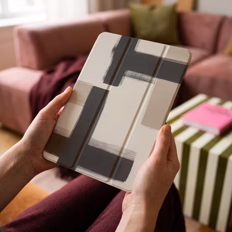 iPad-Hülle - Schwarz - Abstrakt - Japanisch — 4