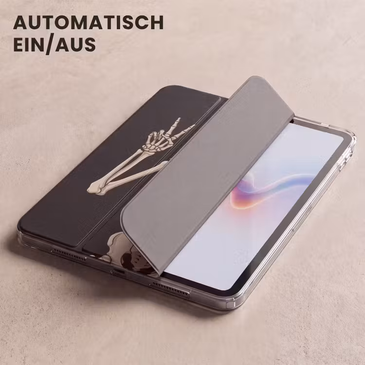 iPad-Hülle - Skelett - Frieden - Schwarz — 5