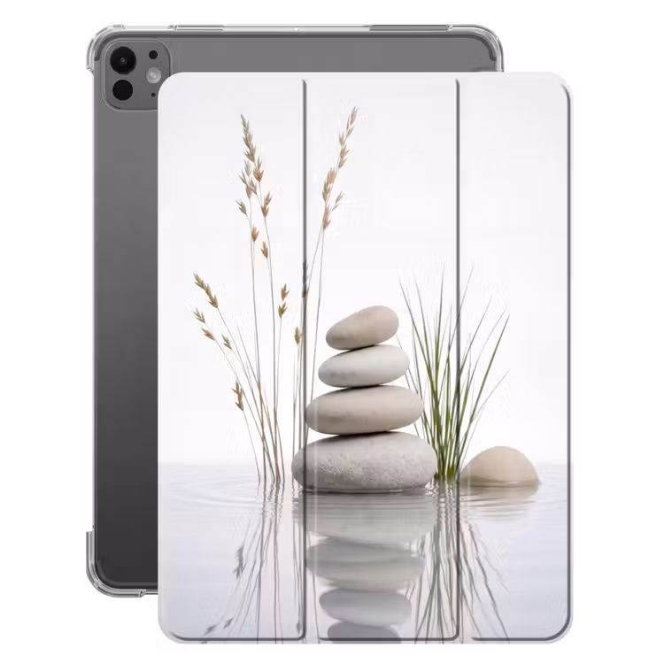 iPad-Hülle - Steine - Gelassenheit - Grau — 1