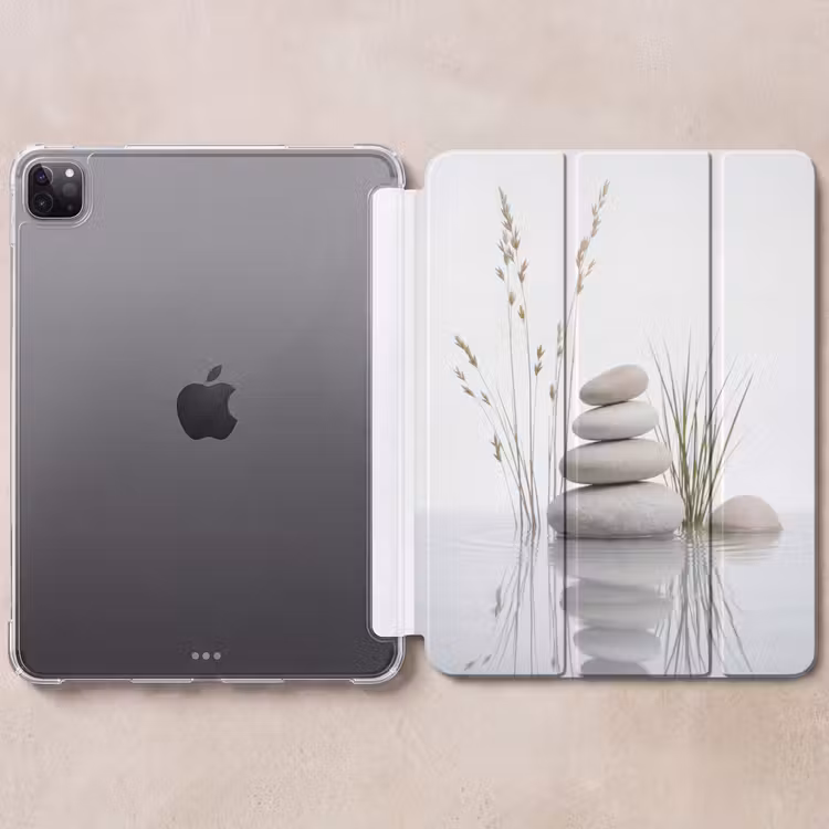 iPad-Hülle - Steine - Gelassenheit - Grau — 6