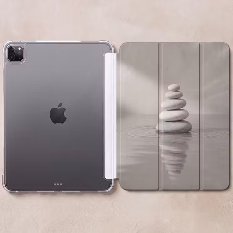 iPad-Hülle - Steine - Wasser - Grau — 6