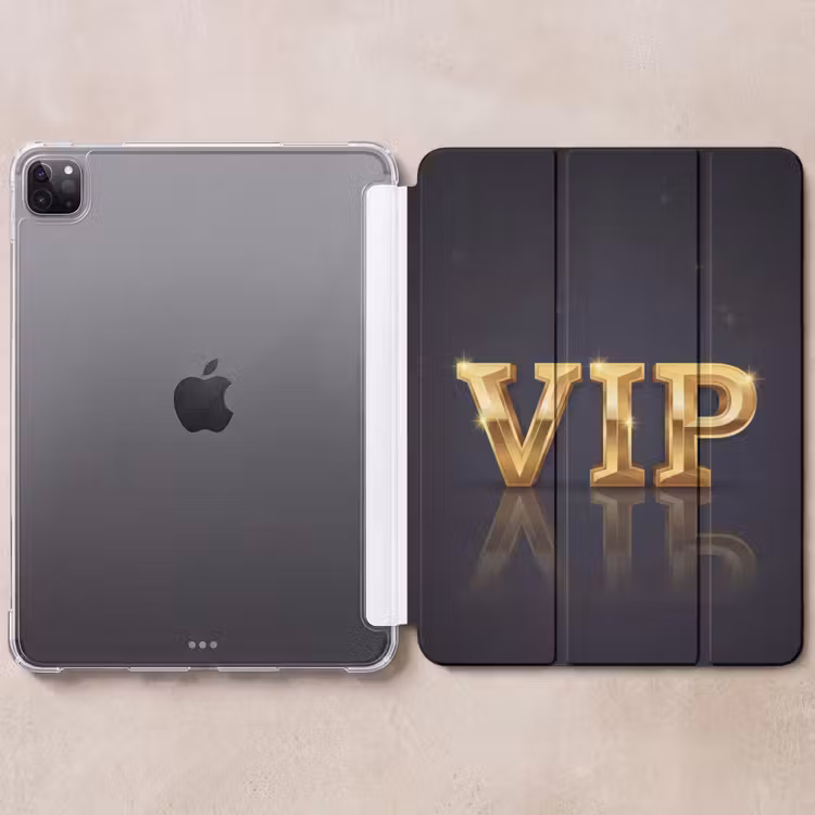 iPad-Hülle - VIP - Gold - Glitzern — 6