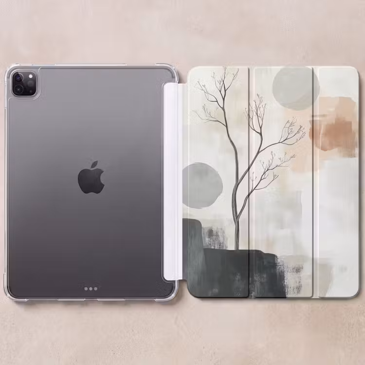 iPad-Hülle - Wabi sabi - Beige - Pflanze — 6